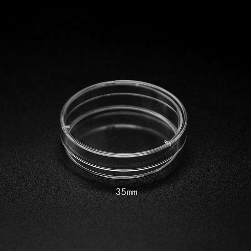 High Quality Clear 35mm Vented Petri dish with Cover
